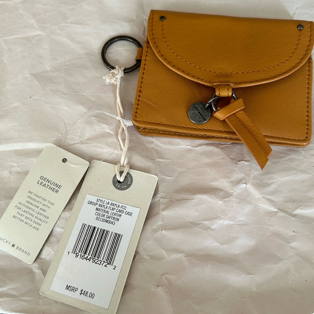 Lucky Brand leather mini wallet